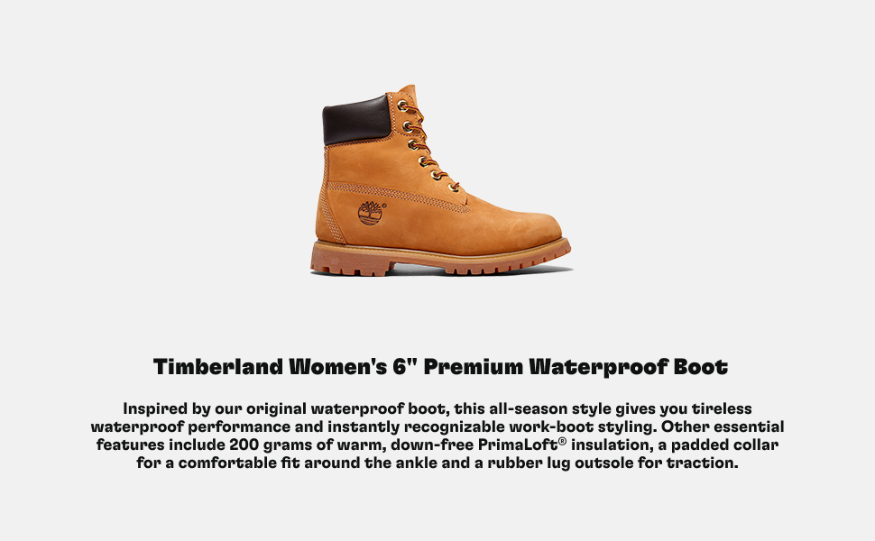 Timberland Premium Womens Yellow Boot 6 inch